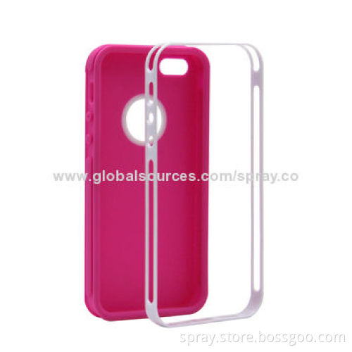 Luxury Detachable Hybrid Dual Layer PC+TPU Case for iPhone 5S